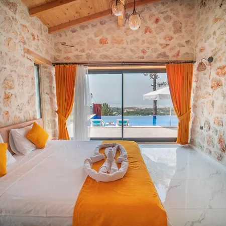 Zuemruet - 2 Bedroom Holiday Villa With Jacuzzi In Kalkan - Uzumlu Caykoy
