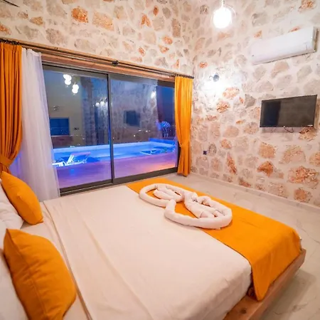 Zuemruet - 2 Bedroom Holiday Villa With Jacuzzi In Kalkan - Uzumlu Caykoy