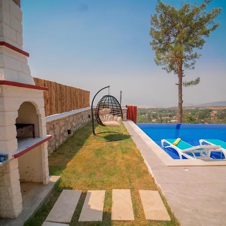 Zuemruet - 2 Bedroom Holiday Villa With Jacuzzi In Kalkan - Uzumlu Villa Caykoy