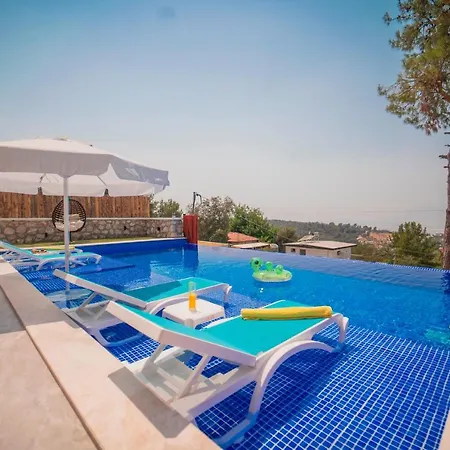 Zuemruet - 2 Bedroom Holiday Villa With Jacuzzi In Kalkan - Uzumlu