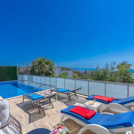 Zuemruet - 2 Bedroom Holiday Villa With Jacuzzi In Kalkan - Uzumlu Villa Caykoy