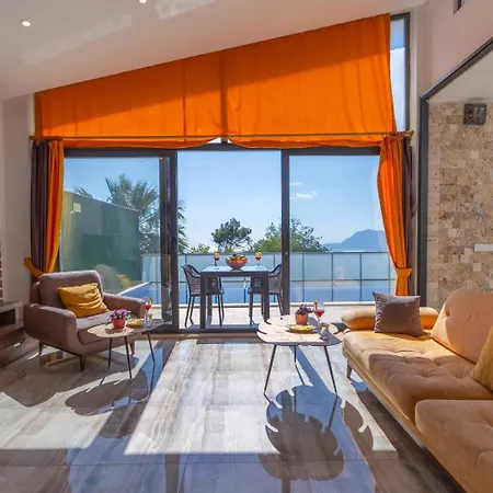 Zuemruet - 2 Bedroom Holiday Villa With Jacuzzi In Kalkan - Uzumlu Villa
