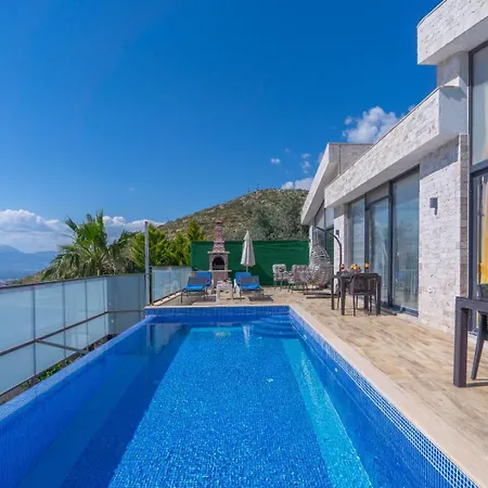 Zuemruet - 2 Bedroom Holiday Villa With Jacuzzi In Kalkan - Uzumlu Villa